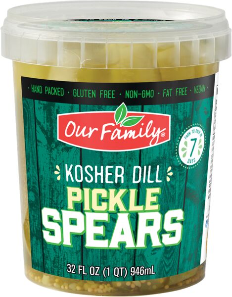 Small JPG-7025301240 Our Family Kosher Dill Pickle Spears