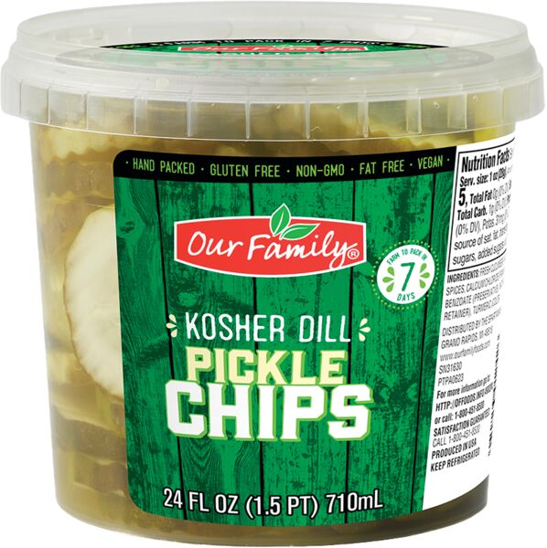 Small JPG-7025301242 Our Family Kosker Dill Pickle Chips
