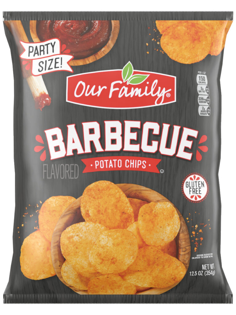 family size BBQ chips