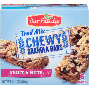 Fruit & Nuts Trail Mix Chewy Granola Bars