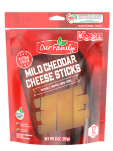 Mild Cheddar Cheese Sticks 9z 7025300940