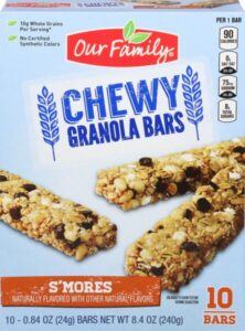 Small JPG-Our Family Chewy S'mores Granola Bars 10 ea