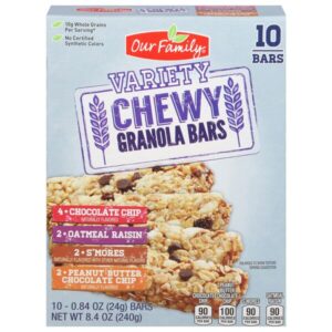 Small JPG-Our Family Variety Chewy Granola Bars 10 ea