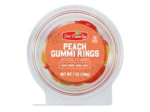 Peach Gummi Rings Car Cups 07025301432