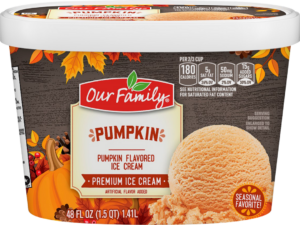 PNG Transparent background-Pumpkin Ice Cream 1.5 QT 07025300756