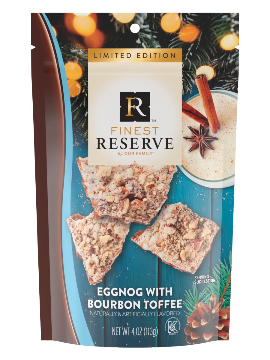 Finest Reserve Toffee. Eggnog Bourbon