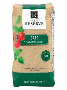 Finest Reserve Dry Pasta Orzo Pasta
