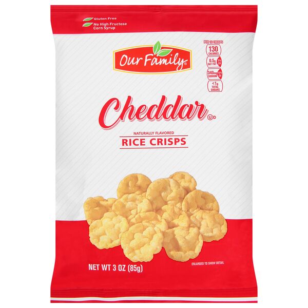 Our Family Cheddar Rice Crisps