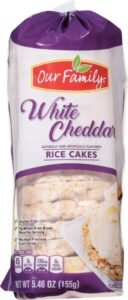 Our Family White Cheddar Rice Cakes