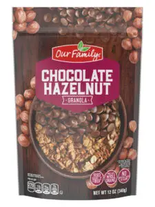 Chocolate Hazelnut Granola 12 oz 07025301523