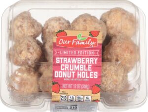 Small JPG-Strawberry Crumble Donut Holes 12 oz 07025301077